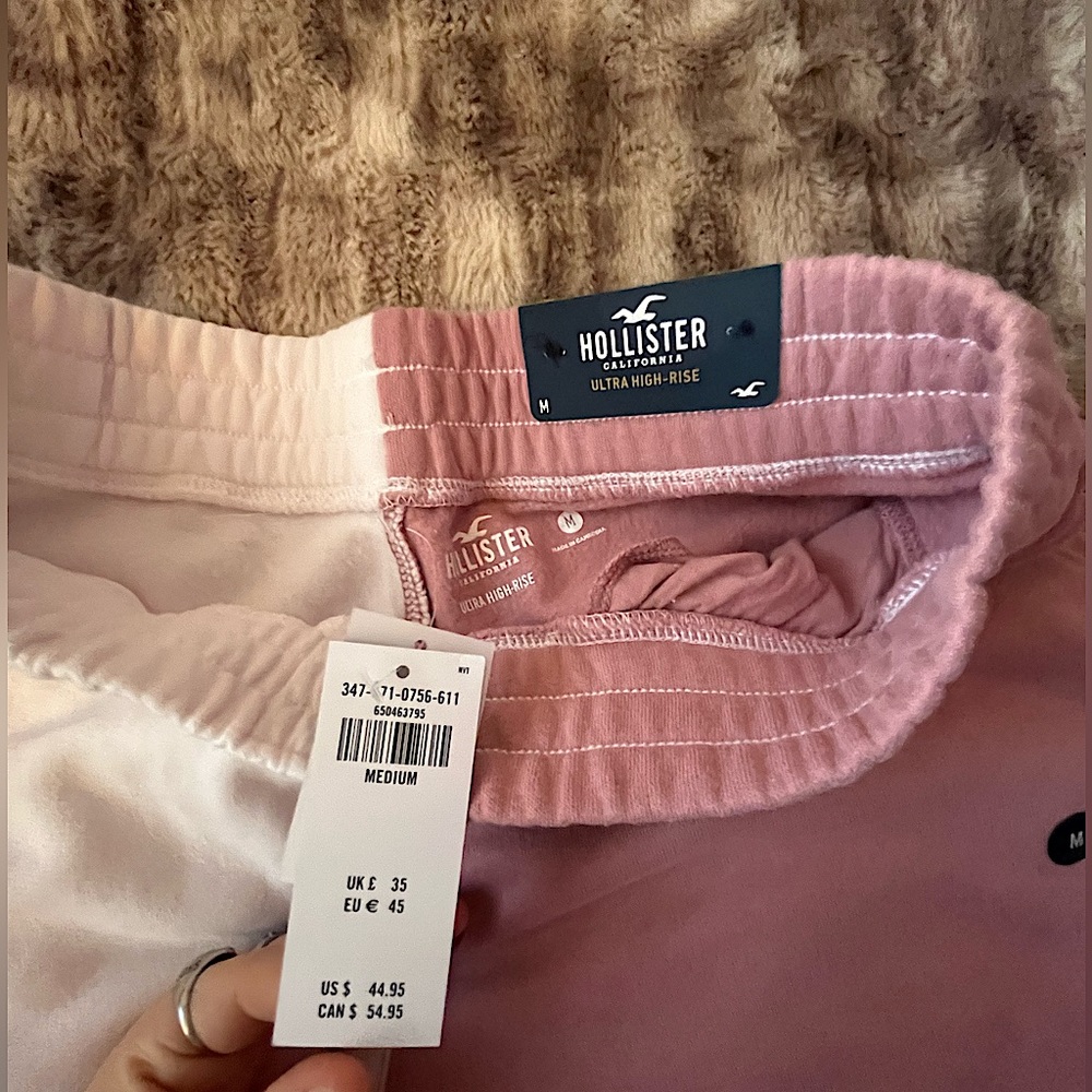 Brand new Hollister ultra high rise sweat pants